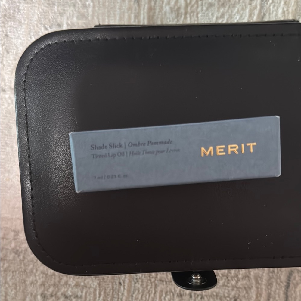 Merit Black Lip Balm & Gloss Makeup